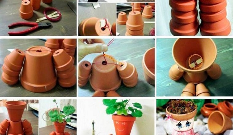 2023 Creative Garden Décor: Clay Pot Wind Chimes for Tranquil Ambiance